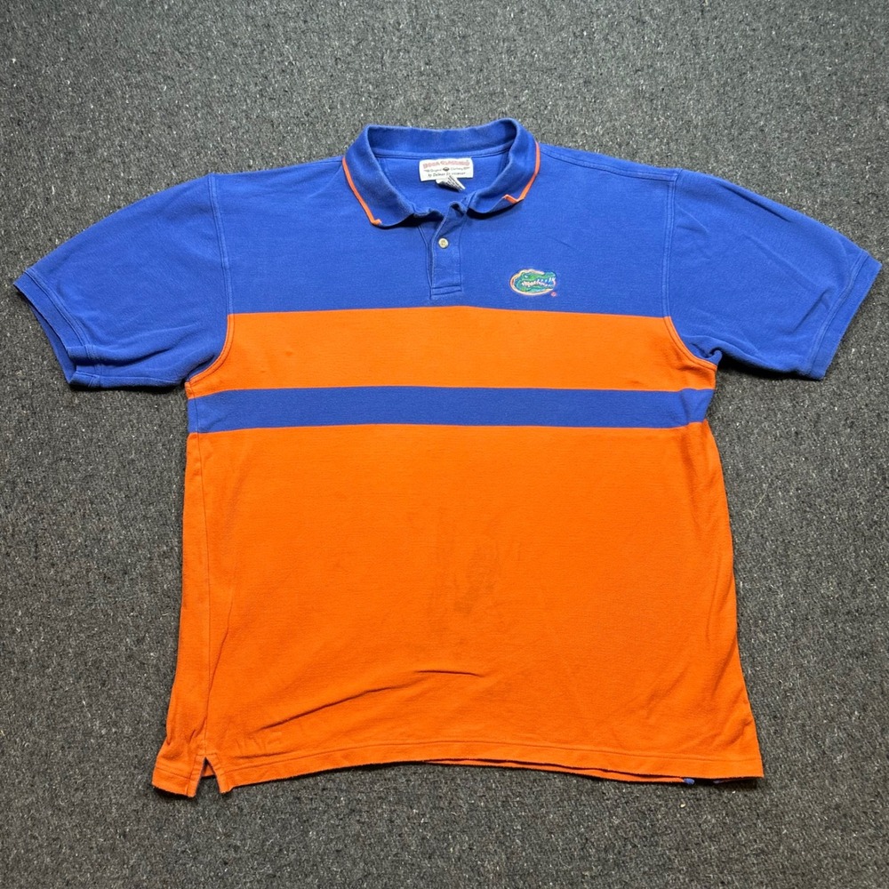 Boca Classics Florida Gators Polo Sz XXL Mens Blue Orange Sporty NCAA Gameday